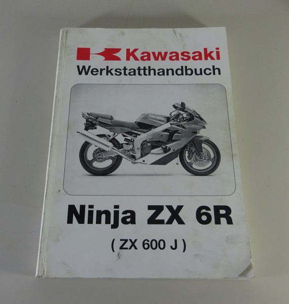 Werkstatthandbuch / Reparaturanleitung Kawasaki Ninja ZX 6R (ZX 600 J) '12/1999