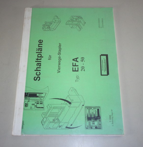 Handbuch Elektrische Schaltpläne Kalmar Vierwegestapler EFA 20 - 50 von 1995