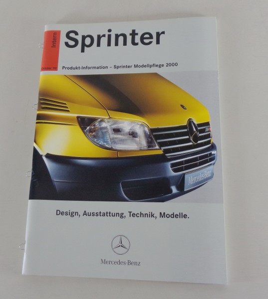 Prospekt / Broschüre Mercedes Benz Spinter von 10/1999