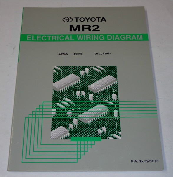 Manual Electrical Wiring Diagram / Werkstatthandbuch Toyota MR2 / MR 2, 12/1999