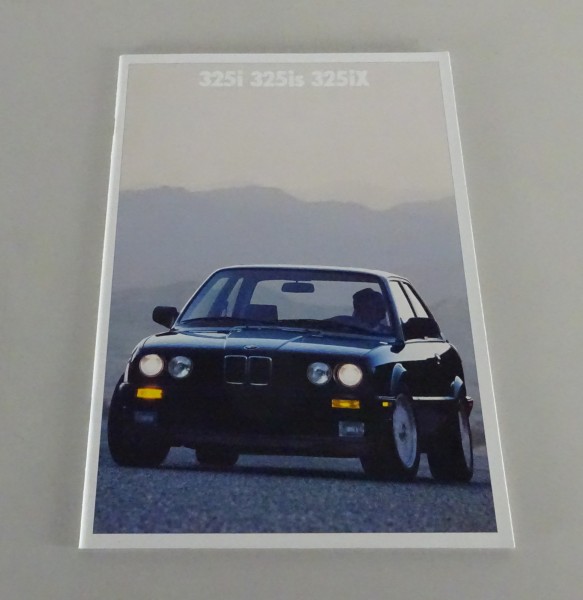 Prospectus / Brochure BMW 3 Series E30 325i / 325is / 325ix US-Model from 2/1988