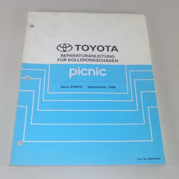 Werkstatthandbuch Toyota Picnic SXM10 Karosserie Stand 09/1996