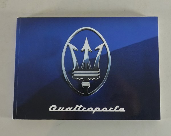 Betriebsanleitung / Handbuch Maserati Quattroporte IV V6 Stand 09/1994