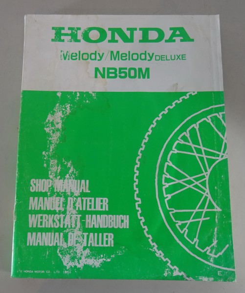 Werkstatthandbuch Honda NB 50 M Melody / Melody Deluxe Stand 1984