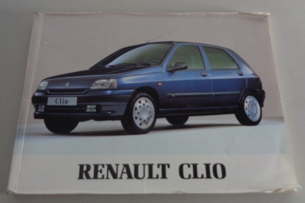 Betriebsanleitung / Handbuch Renault Clio I Stand 03/1995