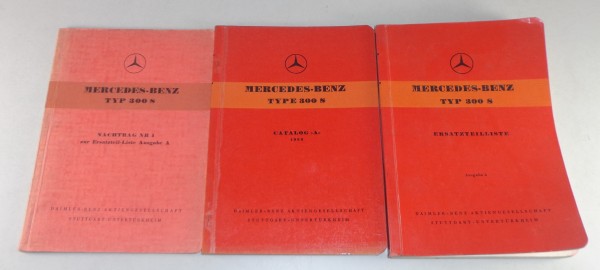 Teilekatalog / Ersatzteilliste Mercedes-Benz W188 Cabrio + Coupe Stand 1953
