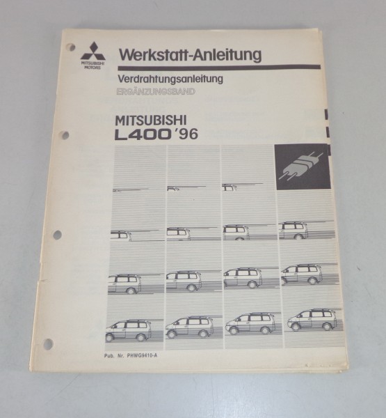 Werkstatthandbuch Mitsubishi L400 Nachtrag Elektrik Schaltpläne Baujahr ab 1996