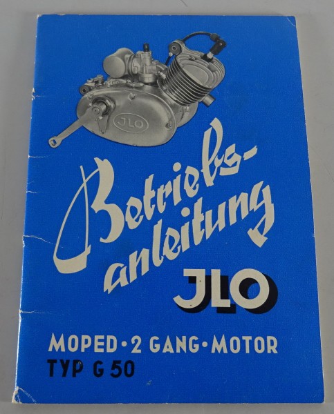 Betriebsanleitung / Handbuch ILO Moped 2 Gang Motor Typ G 50