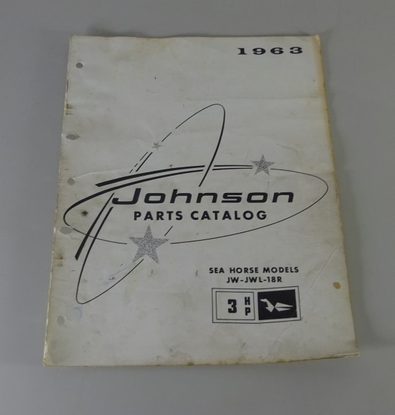Teilekatalog OMC Johnson Outboards / Außenborder 3 PS Models Stand 1963