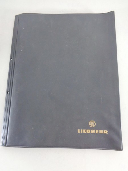 Betriebsanleitung / Handbuch Liebherr Lagerplatzkran 55L/75 Stand 1973