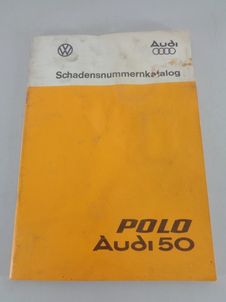 Werkstatthandbuch: Schadensnummernkatalog VW Polo I / Audi 50 von 1976