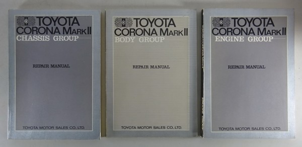 Workshop Manual Toyota Corona Mark II Typ T80 Baujahr 1970 - 1973 Stand 1971