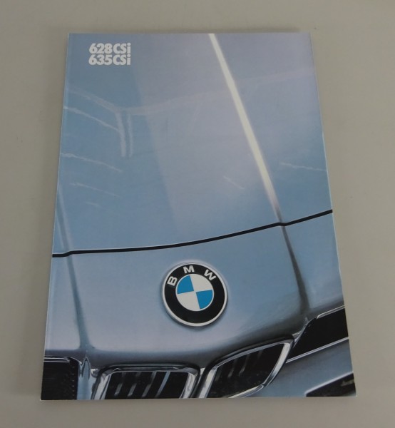 Brochure BMW Série 6 E24 628CSi / 635CSi Édition 01/1983