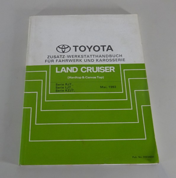 Werkstatthandbuch Toyota Land Cruiser Hardtop / Canvas Top Karosserie St.05/1993