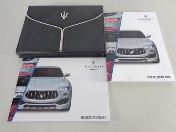 Bordmappe mit Betriebsanleitung / Quick Reference Guide Maserati Levante 10/2016