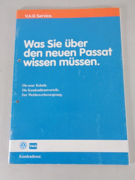 Produktinformation Produkt Info VW Passat B3 / 35i Nasenbär Stand 01/1988