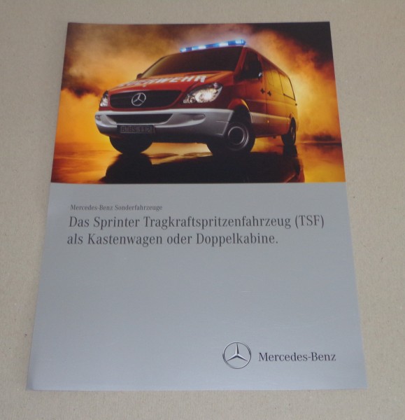 Prospekt / Werbung Mercedes - Benz Sprinter TSF Kastenwagen / Doppelkabine