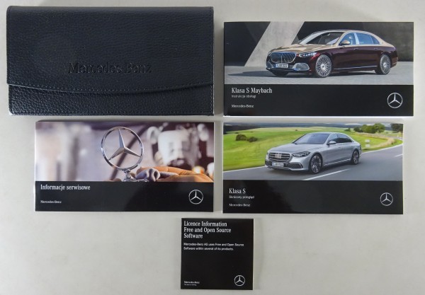 Folder z instrukcja obslugi Mercedes Benz Klasa S Maybach W 223 od 08/2021 r.