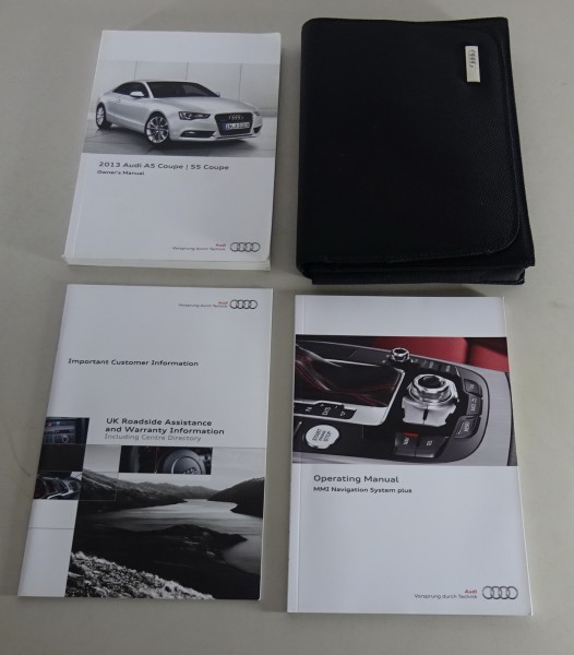 Owner's Manual + Wallet Audi A5 Coupe / S5 CoupeTyp 8T from 05/2012