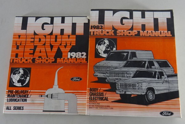 Werkstatthandbuch Ford Bronco, Econoline Van + F Serie Pick Up Modelljahr 1982