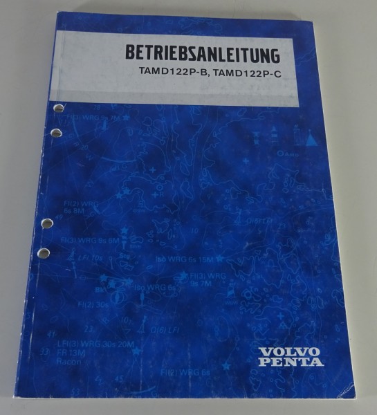 Betriebsanleitung Volvo Penta Bootsmotor TAMD122P-B / TAMD122P-C Stand 10/1998