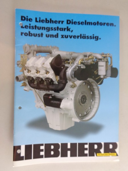 Prospekt Liebherr Dieselmotoren D924, D926, D9406, D9408 T-E/ TI-E von 07/2002