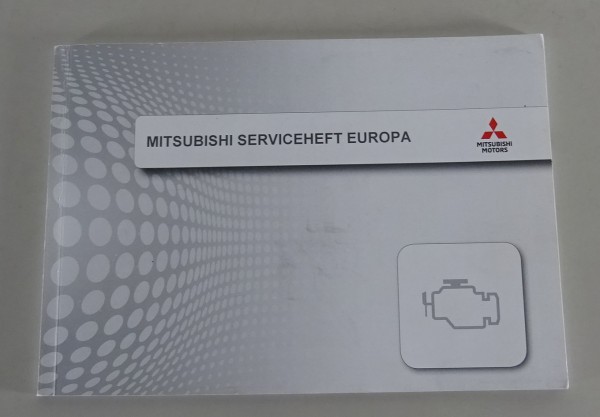 Scheckheft Mitsubishi Lancer, Eclipse, Colt, ASX, L200, Outlander - blanko