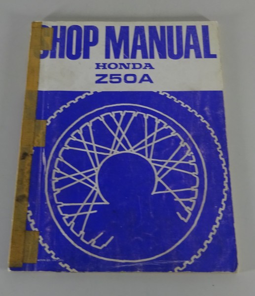 Workshop Manual / Shop Manual Honda Monkey Z 50 A from 1976