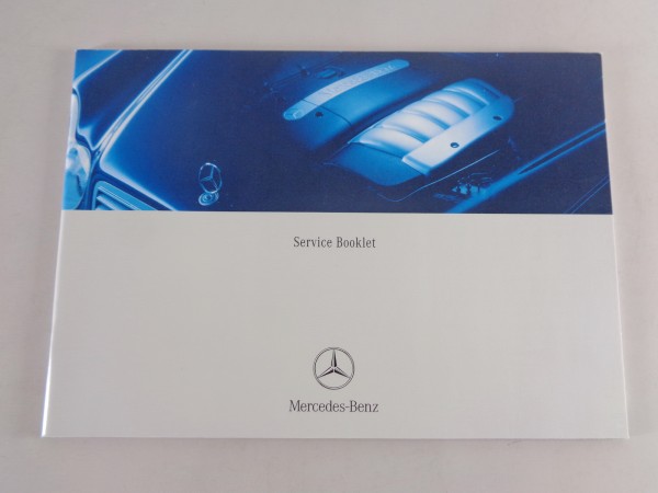Scheckheft Mercedes Benz SLK, CLK, SL, CL, etc. auf Englisch von 10/2003