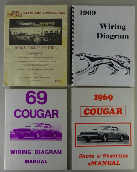 Handbücher / Workshop Manual / Wiring Diagram Mercury Cougar Modelyear 1969
