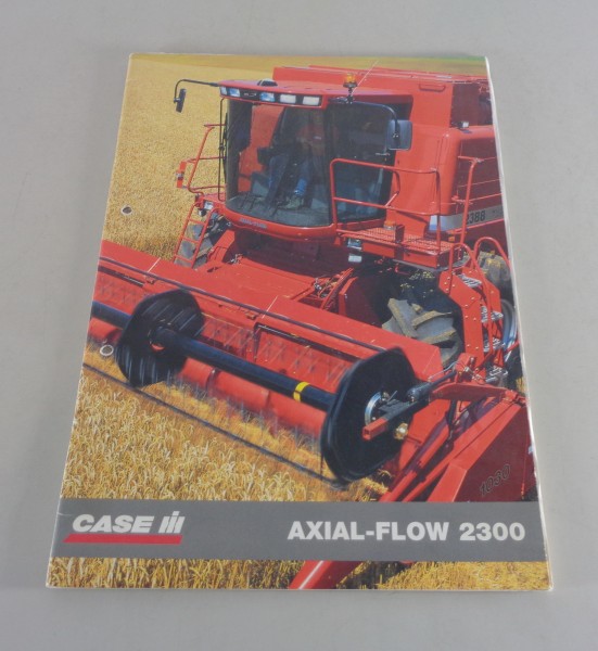 Prospekt / Broschüre Case IH Axial - Flow - Mähdrescher 2300 von 1998