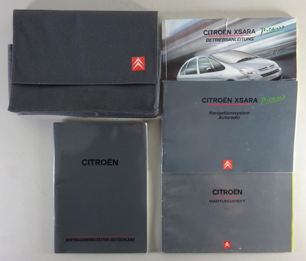 Bordmappe + Betriebsanleitung / Handbuch Citroen Xsara Picasso Stand 12/2003