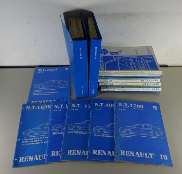 Werkstatthandbuch Renault 19 R19 Schaltplan Mechanik Karosserie Bauj. 1988-1997