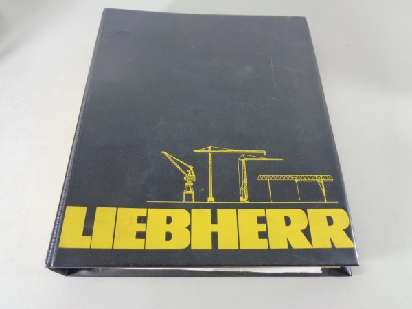 Betriebsanleitung + Teilekatalog Liebherr Turmdrehkran 63 HC von 1979