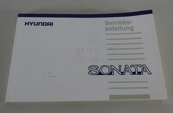 Betriebsanleitung / Handbuch Hyundai Sonata Stand 05/1993