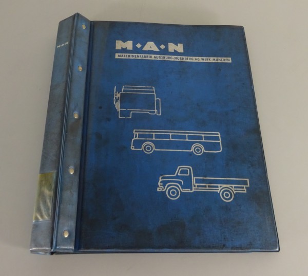 Teilekatalog / Ersatzteilkatalog MAN Motor D 2156 HMU Stand 03/1969