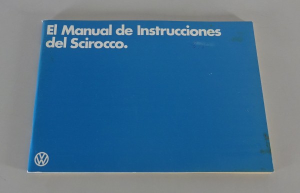 Manual de Instrucciones VW Scirocco I / 1 Type 53 Estado 08/1980