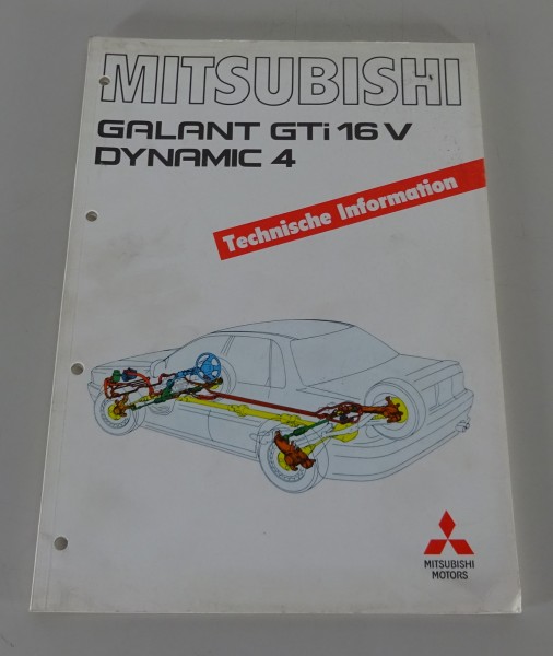 Werkstatthandbuch Technische Informationen Mitsubishi Galant GTi 16V DYMANIC 4