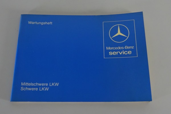 Scheckheft Mercedes Benz Mittelschwere + Schwere LKW NG 80 Stand 07/1980