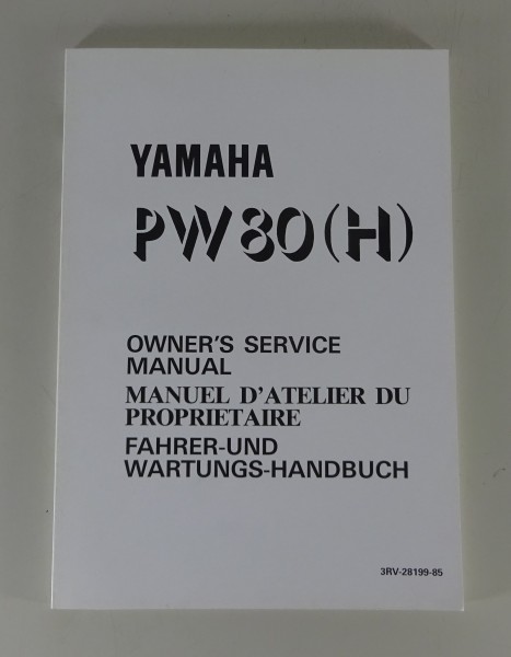Betriebsanleitung und Wartungshandbuch Yamaha PW 80 (H) Stand 05/1995