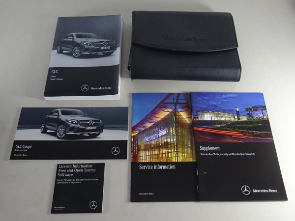 Owner's Manual + Wallet Mercedes GLC C253 Coupé 200 d 220 d / 250 300 from 2016