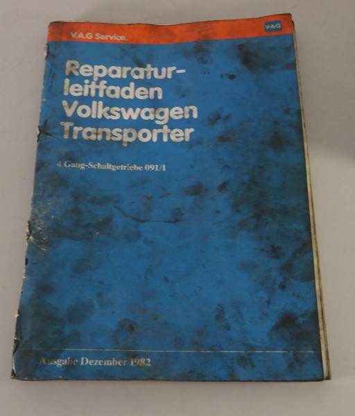 Werkstatthandbuch VW Bus / Transporter T3 4-Gang Schaltgetriebe 091/I von 12/82