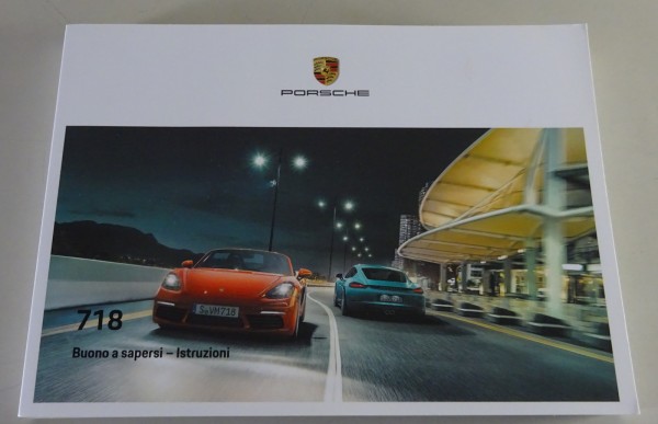 Istruzioni | Porsche 718 Cayman + Boxster | Modelljahr 2019 | Stand 05/2018