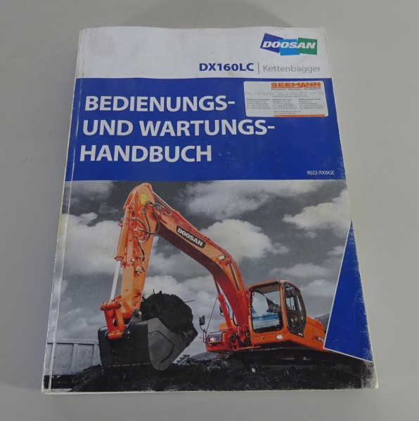 Betriebsanleitung / Handbuch Doosan Kettenbagger DX 160 LC Stand 2007