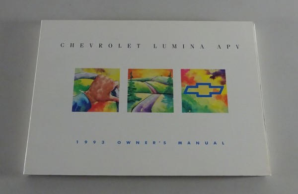 Owner´s Manual / Handbook Chevrolet Lumina APV Stand 1993