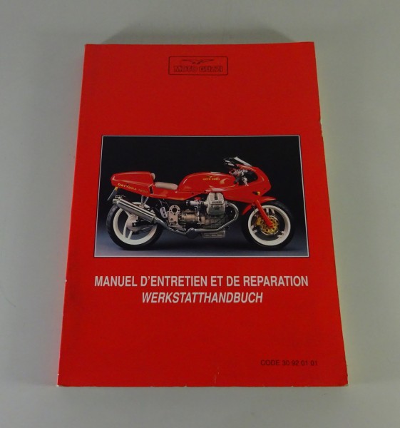 Werkstatthandbuch Moto Guzzi Daytona 1000 / 109 PS Baujahr 1992-1999 von 04/1993