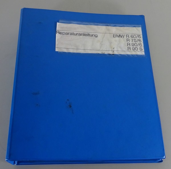 Werkstatthandbuch / Reparaturanleitung BMW R 60 75 90 /6 + R 90 S von 1974