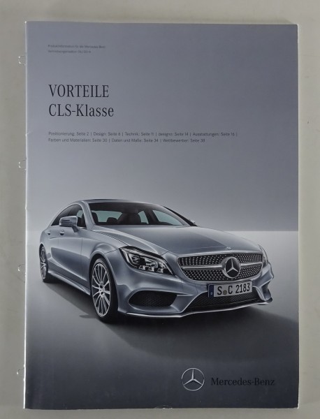 Produktinfo / Vorteile Mercedes-Benz CLS C 218 Stand 06/2014