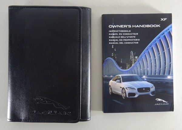 Owner's Manual + Wallet Jaguar XF Typ X260 from 2016