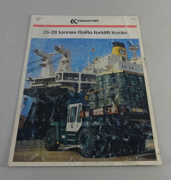 Prospekt / Broschüre Kalmar LMV DC 25 - 28 RoRo forklift trucks Stand 03/1993